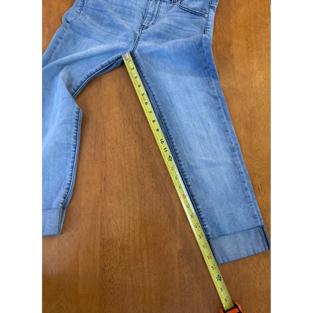 Liverpool Los Angeles Women's The Crop Light Wash Cuffed Denim Jeans Size 8/29 - Picture 10 of 11